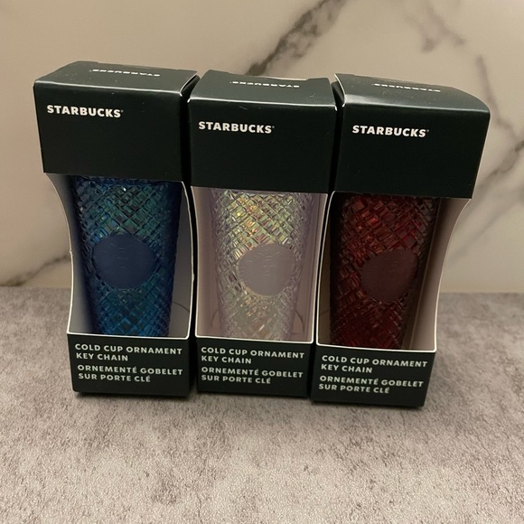 NWT Starbucks Jeweled Keychain/Ornament Bundle - Picture 4 of 5